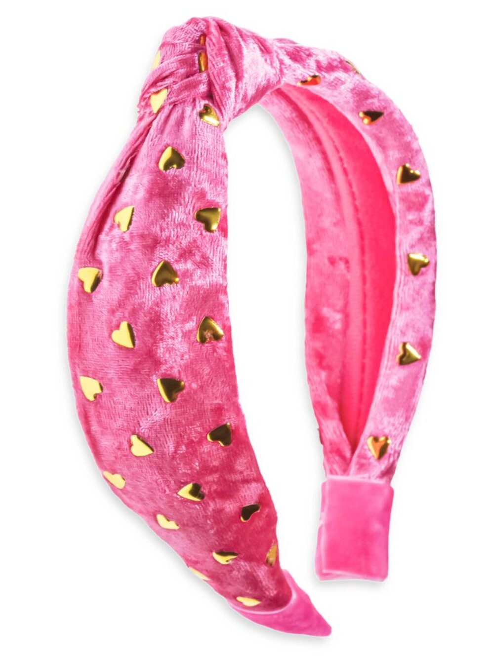 Gold stud knot headband